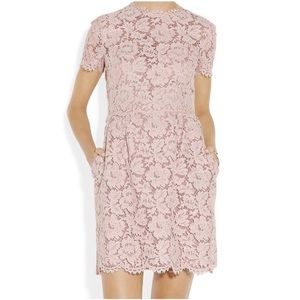 Valentino Pink Lace Pattern Dress